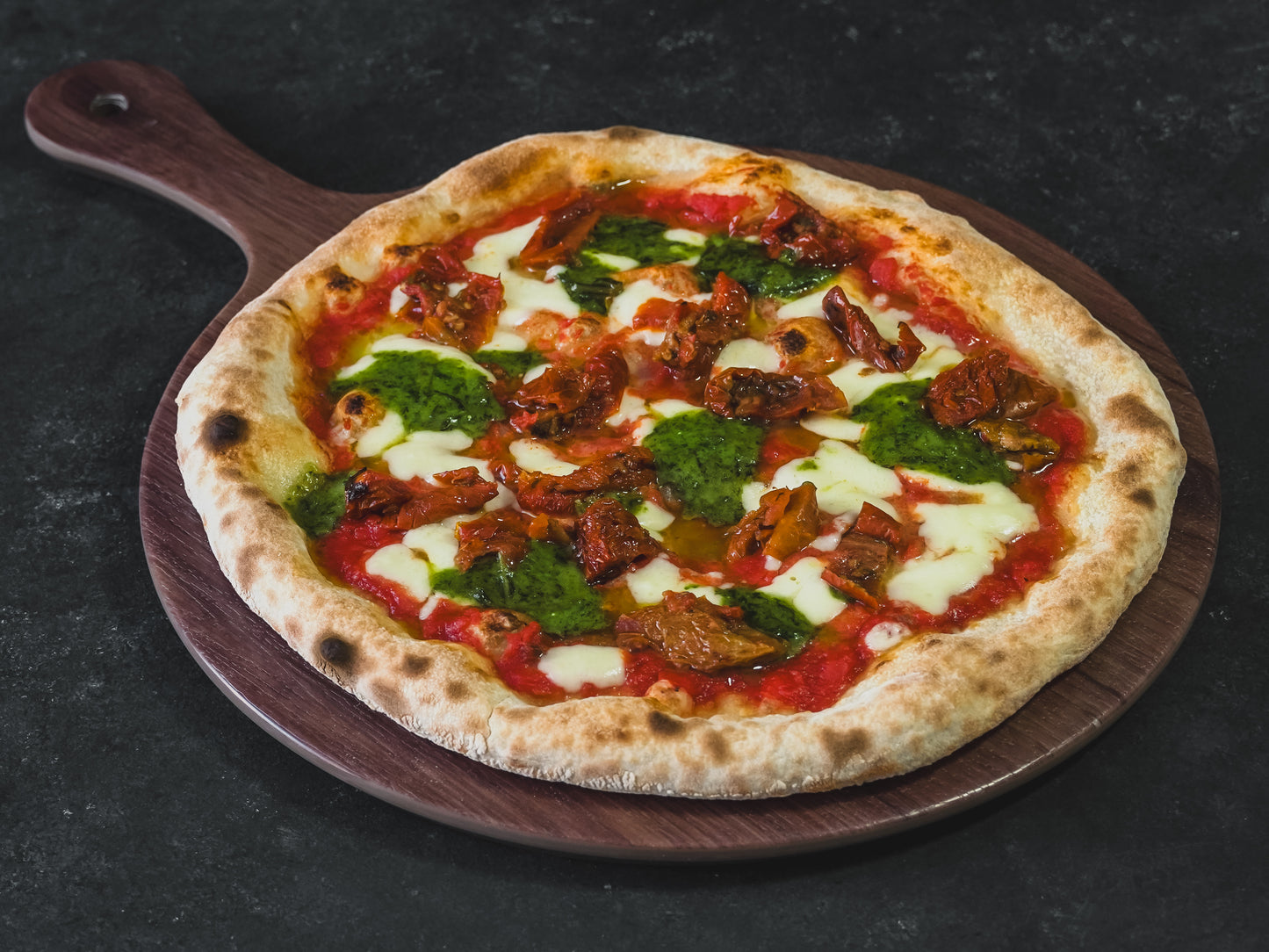 Pizza Pesto e Pomodori Secchi 🌱🆅